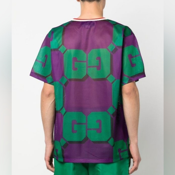 Gucci GG-print short-sleeved T-shirt BRAND NEW WITH TAG - Picture 4 of 5